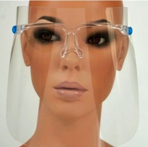 Face Shield with Glasses